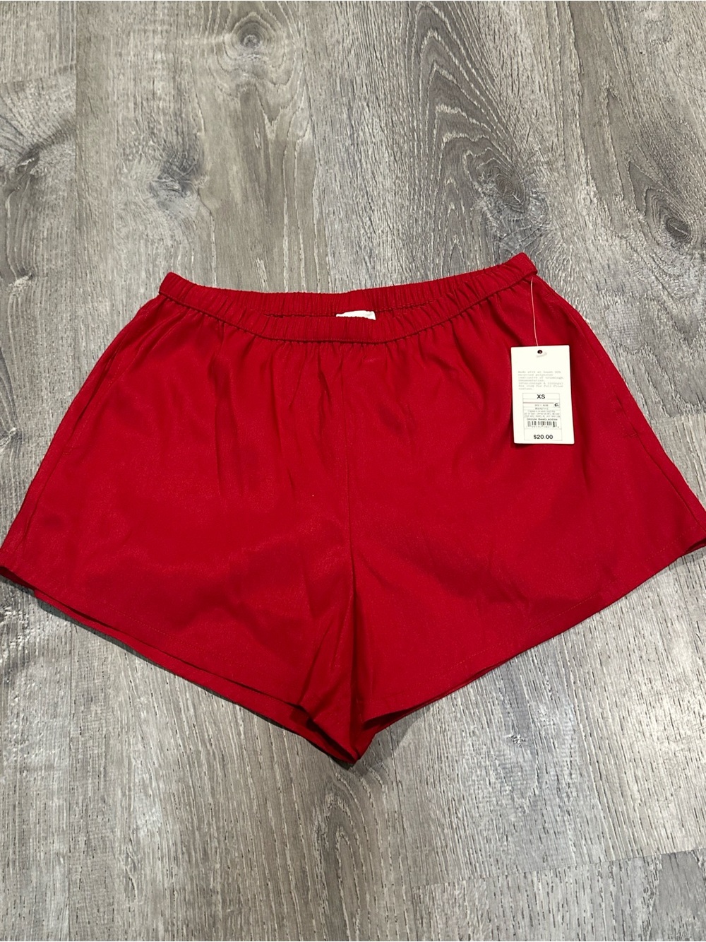 🌼3/$20 a new day Bright Red Athletic Shorts with Elastic Waistband